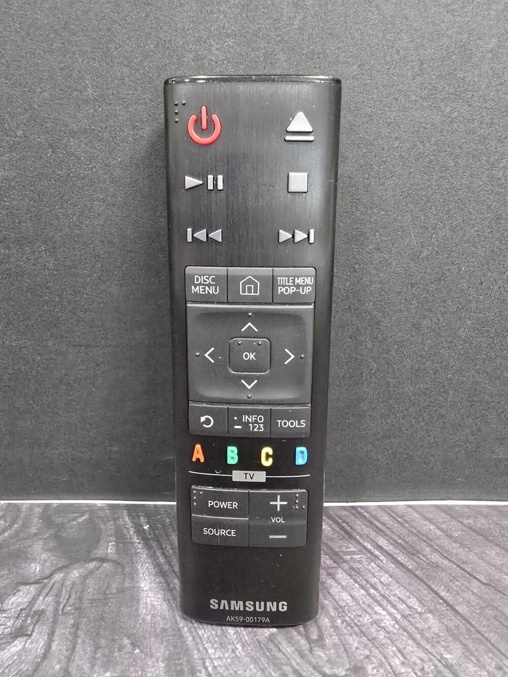 Genuine Samsung AK59-00179A Blu-ray DVD Remote Control OEM New Battery Tested